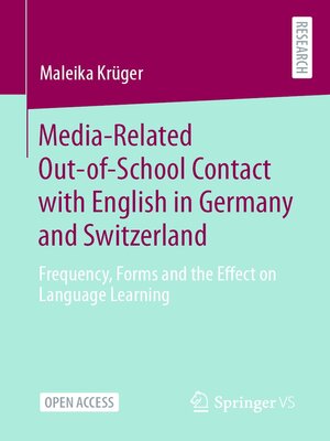 cover image of Media-Related Out-of-School Contact with English in Germany and Switzerland